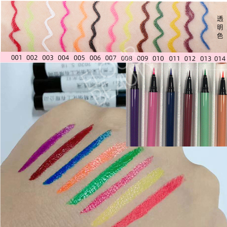 2021 hot private label colorful magic eyeliner adhesive glue pen vegan and cruelty free factory supply EY79