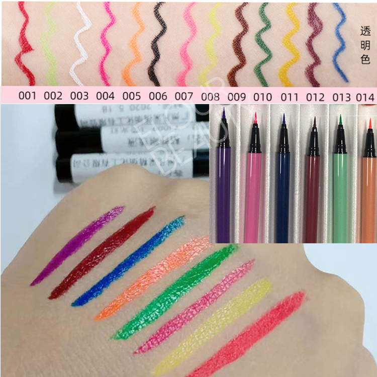 2021 hot private label colorful magic eyeliner adhesive glue pen vegan and cruelty free factory supply EY79