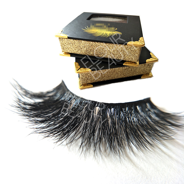 Best private label 3d mink strip lashes wholesale manufacturer EL110