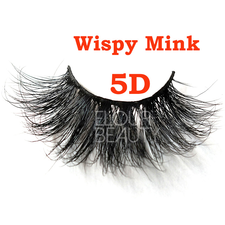 New fashion 5D 100% mink lashes wholesale suppliers EL103