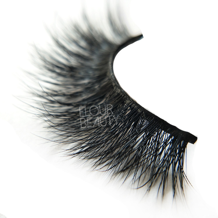 Best private label 3d mink strip lashes wholesale manufacturer EL110