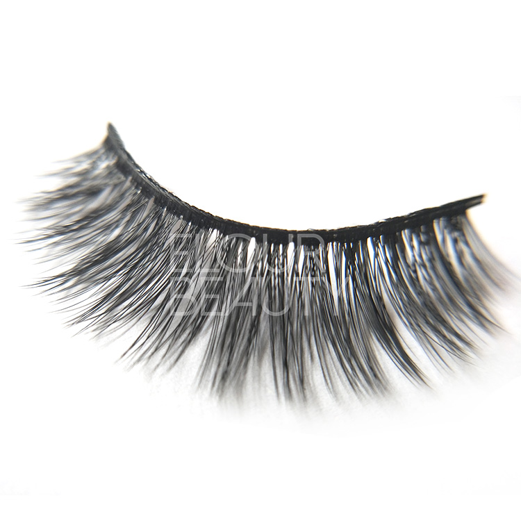 Best 3D silk strip lashes wholesale manufacturers EL91